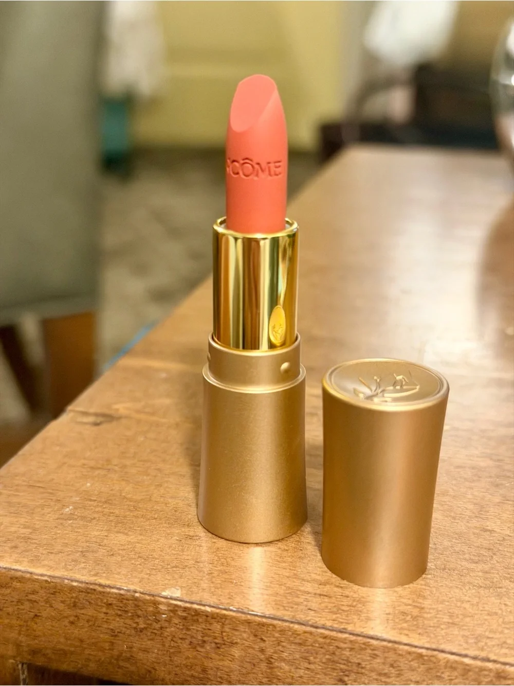 L'Absolu Rouge Intimatte Buildable Soft Matte Lipstick 1.6gm in  274 French Tea